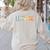 Vintage Play Is Learning Back To School Toddler Teacher Women's Sweatshirt Back Print Sand