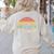 Vintage Retro The Pool Boy Women's Sweatshirt Back Print Sand