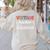 Vintage Teacher Knows More Than She Says Outfit Definition Women's Sweatshirt Back Print Sand