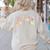 Walkie Calls Are My Cardio SPED Teacher Inclusion ABA Women's Sweatshirt Back Print Sand Walkie Calls Are My Cardio SPED Teacher Inclusion ABA Women's Sweatshirt Back Print Sand