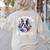 Watercolor Floral Boston Terrier Mama Dog Lover Mother's Day For Men Women Girls Kids Women's Sweatshirt Back Print Sand