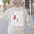 I Wear Pink For My Teacher Breast Cancer Awareness Support Men Women Women's Sweatshirt Back Print Sand