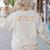 Weird Teachers Build Character Teacher Back To School Women's Sweatshirt Back Print Sand