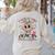You Make The Whole Class Shimmer Teacher Era Back To School Women's Sweatshirt Back Print Sand