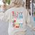 Why Fit In Doctor Teacher Cat In Hat Cool Autism Awareness Men Women Kids Women's Sweatshirt Back Print Sand