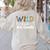 Wild About 4th Grade First Day Of School Teacher Student Women's Sweatshirt Back Print Sand Wild About 4th Grade First Day Of School Teacher Student Women's Sweatshirt Back Print Sand