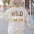 Wild About Learning Back To School First Day Teacher Student Women's Sweatshirt Back Print Sand Wild About Learning Back To School First Day Teacher Student Women's Sweatshirt Back Print Sand