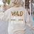 Wild About My Students School Teachers And Students Women's Sweatshirt Back Print Sand Wild About My Students School Teachers And Students Women's Sweatshirt Back Print Sand