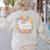 Wildflower 4th Fourth Grade Floral Back To School Teacher Women's Sweatshirt Back Print Sand Wildflower 4th Fourth Grade Floral Back To School Teacher Women's Sweatshirt Back Print Sand