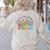 Wildflower Para Floral Paraprofessional Paraeducator Teacher Women's Sweatshirt Back Print Sand Wildflower Para Floral Paraprofessional Paraeducator Teacher Women's Sweatshirt Back Print Sand