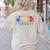 Women Art Teacher Back To School Artist Primary Color Theory Women's Sweatshirt Back Print Sand
