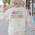 Women Music Teacher First Day Of School Elementary School Women's Sweatshirt Back Print Sand