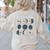 Women Science Teacher Moon Phases Scientist Back To School Women's Sweatshirt Back Print Sand