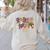 Women Spooky Science Teacher Halloween Science Stem Teacher Women's Sweatshirt Back Print Sand