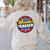 Wonder Teacher Super Woman Power Superhero Back To School Women's Sweatshirt Back Print Sand