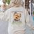 Yorkshire Terrier Yorkie Dog Professional Human Trainer Women's Sweatshirt Back Print Sand