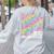 100th Day Of School Teacher Kids 100 Days Math Numbers Women's Sweatshirt Back Print Ash 100th Day Of School Teacher Kids 100 Days Math Numbers Women's Sweatshirt Back Print Ash