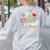 1st First Grade Squad Student Teacher Back To School Women's Sweatshirt Back Print Ash 1st First Grade Squad Student Teacher Back To School Women's Sweatshirt Back Print Ash
