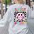 In My 1st Grade Era Smile Face Back To School Teacher Kid Women's Sweatshirt Back Print Ash