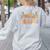2nd Second Grade Teacher Wildflower Back To School Floral Women's Sweatshirt Back Print Ash
