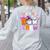 3rd Grade Boo Crew Third Grade Halloween Costume Teacher Kid Women's Sweatshirt Back Print Ash 3rd Grade Boo Crew Third Grade Halloween Costume Teacher Kid Women's Sweatshirt Back Print Ash