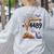 4489 Square Root 67 Math Teacher Halloween Costume Professor Women's Sweatshirt Back Print Ash