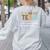5TH Grade Team Teacher Like A Normal Team Fifth Grade Women's Sweatshirt Back Print Ash