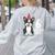 6 Years Old Birthday Boston Terrier Dog Lover 6th Party Kid Women's Sweatshirt Back Print Ash