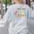 67 Ice Cream Drip Meme Square Root 4489 Slang Teacher Math Women's Sweatshirt Back Print Ash