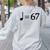 67 Music Meme Slang Musician Kids Music Teacher Women's Sweatshirt Back Print Ash 67 Music Meme Slang Musician Kids Music Teacher Women's Sweatshirt Back Print Ash