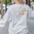 67 Vintage Meme Square Root 4489 Slang Math Teacher Women's Sweatshirt Back Print Ash