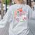 8th Grade Dream Team Eighth Grade Teacher Kid Back To School Women's Sweatshirt Back Print Ash
