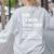 8th Grade Teacher Definition Back To School First Day Women's Sweatshirt Back Print Ash
