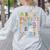 ABC Animals Alphabet Graphic Boys Girls Kindergarten Teacher Women's Sweatshirt Back Print Ash ABC Animals Alphabet Graphic Boys Girls Kindergarten Teacher Women's Sweatshirt Back Print Ash