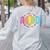 ABCD Kindergarten Rocks Back To School Teachers Students Women's Sweatshirt Back Print Ash ABCD Kindergarten Rocks Back To School Teachers Students Women's Sweatshirt Back Print Ash