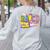 ABCD Pre-K Rocks Back To School PreK Kindergarten Teacher Women's Sweatshirt Back Print Ash ABCD Pre-K Rocks Back To School PreK Kindergarten Teacher Women's Sweatshirt Back Print Ash