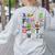 ABCs Alphabet Halloween Learning Kindergarten Teachers Women's Sweatshirt Back Print Ash ABCs Alphabet Halloween Learning Kindergarten Teachers Women's Sweatshirt Back Print Ash