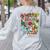 ABCs Learning Kindergarten Teacher Christmas Lights Alphabet For Men Women Kids Women's Sweatshirt Back Print Ash ABCs Learning Kindergarten Teacher Christmas Lights Alphabet For Men Women Kids Women's Sweatshirt Back Print Ash