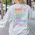Admit It You Low Key Love Learning Bruh Teachers Women Women's Sweatshirt Back Print Ash Admit It You Low Key Love Learning Bruh Teachers Women Women's Sweatshirt Back Print Ash