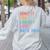Admit It You Low Key Love Math Bruh Teacher Nerdy Math Women's Sweatshirt Back Print Ash