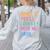 Admit It You'Ll Low Key Miss Me Bruh Women Men Teacher Women's Sweatshirt Back Print Ash Admit It You'Ll Low Key Miss Me Bruh Women Men Teacher Women's Sweatshirt Back Print Ash