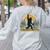 Adventure Awaits Bigfoot Teacher Kindergarten Back To School Women's Sweatshirt Back Print Ash
