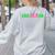 Aka Educator Educators & Teacher Crew School Squad Women's Sweatshirt Back Print Ash