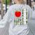 American Flag Camouflage Teacher Patriotic 4th Of July Women's Sweatshirt Back Print Ash