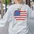 American Flag Teachers Students Apple 4th Of July Vintage Women's Sweatshirt Back Print Ash American Flag Teachers Students Apple 4th Of July Vintage Women's Sweatshirt Back Print Ash