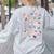 American Sign Language For Teachers ASL Alphabet Women's Sweatshirt Back Print Ash American Sign Language For Teachers ASL Alphabet Women's Sweatshirt Back Print Ash