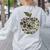 Apple Hearts Teacher Camouflage Clothing School Camo Apple For Men Women Girls Kids Women's Sweatshirt Back Print Ash