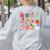 Art Apples Back To School For Teacher Student Women's Sweatshirt Back Print Ash Art Apples Back To School For Teacher Student Women's Sweatshirt Back Print Ash