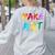 Make Art Painter Artist Teacher Artsy Men Women Kids Women's Sweatshirt Back Print Ash Make Art Painter Artist Teacher Artsy Men Women Kids Women's Sweatshirt Back Print Ash