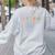 Art Teacher Artist Teacher School Teaching Future Artists Women's Sweatshirt Back Print Ash